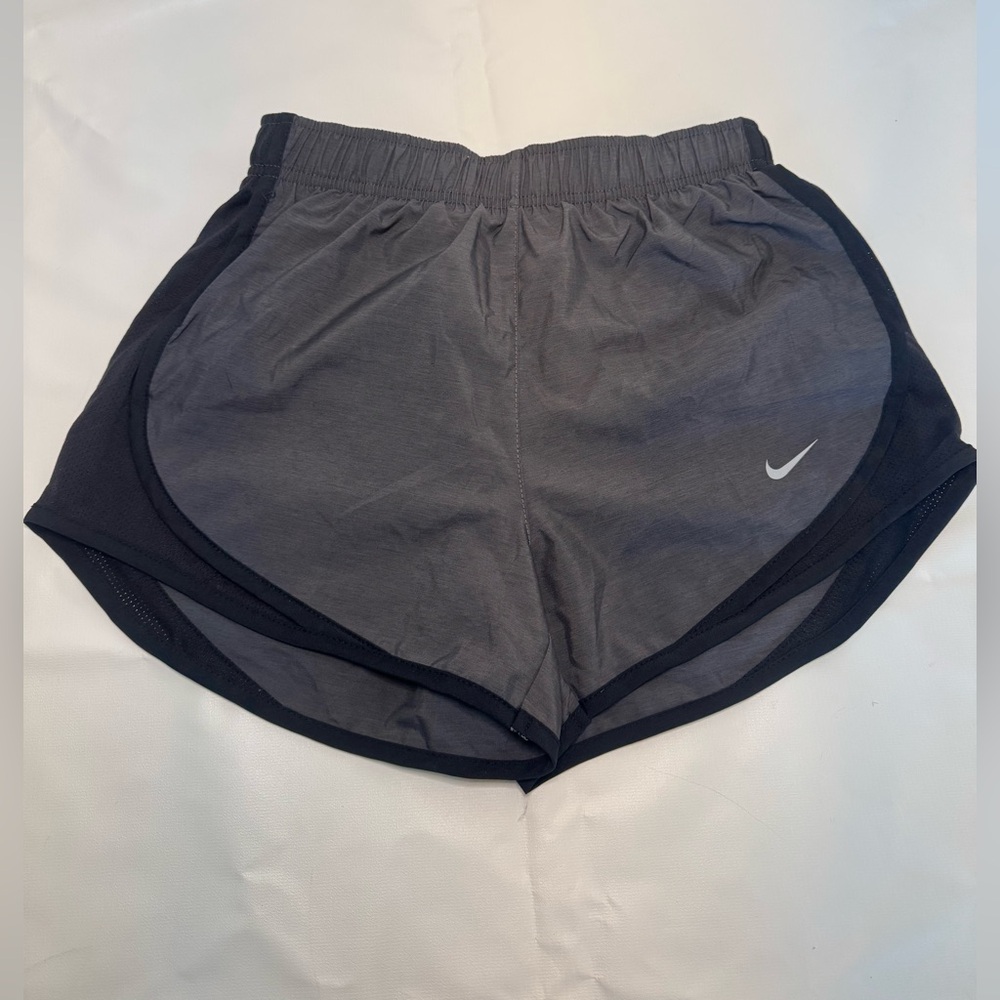 Nike Gray Athletic Shorts with Elastic Waistband